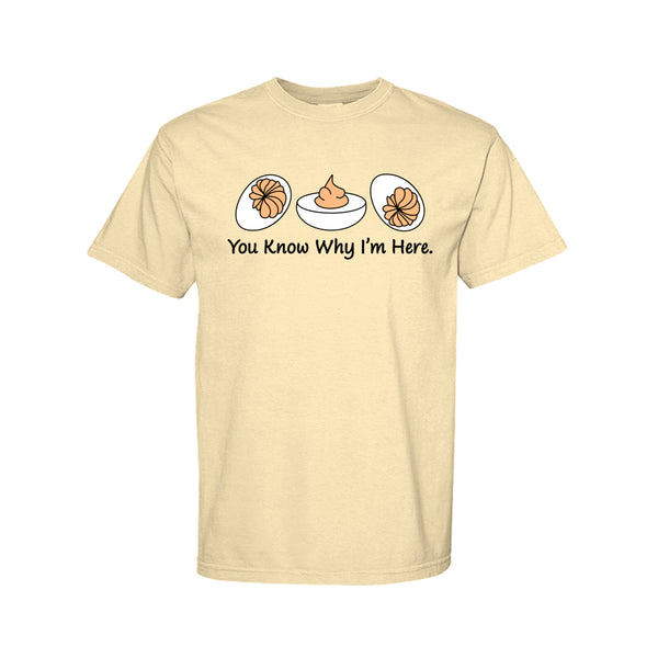 Deviled Eggs Thanksgiving graphic shirt and crewneck with funny holiday design