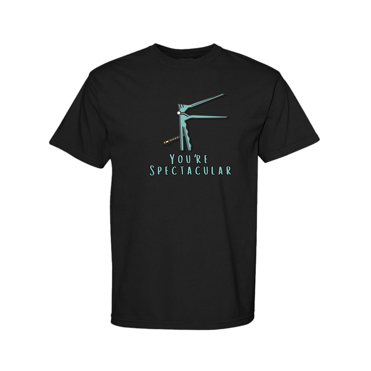 You’re Spectacular women’s health graphic shirt and crewneck with speculum design
